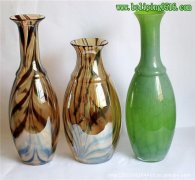 玻璃花瓶玻璃工艺品玻璃摆件欧式家居波西米亚