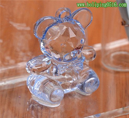 卡通娃娃水晶玻璃许愿瓶 创意玻璃礼品