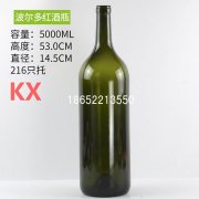 5000ml波尔多红酒瓶